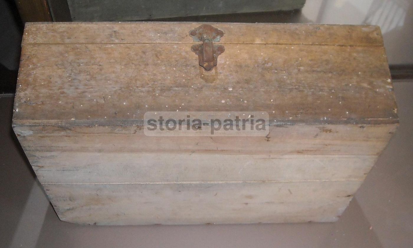 Scatola Pubblicitaria In Legno Fratelli Branca, Milano, Epoca Fascista