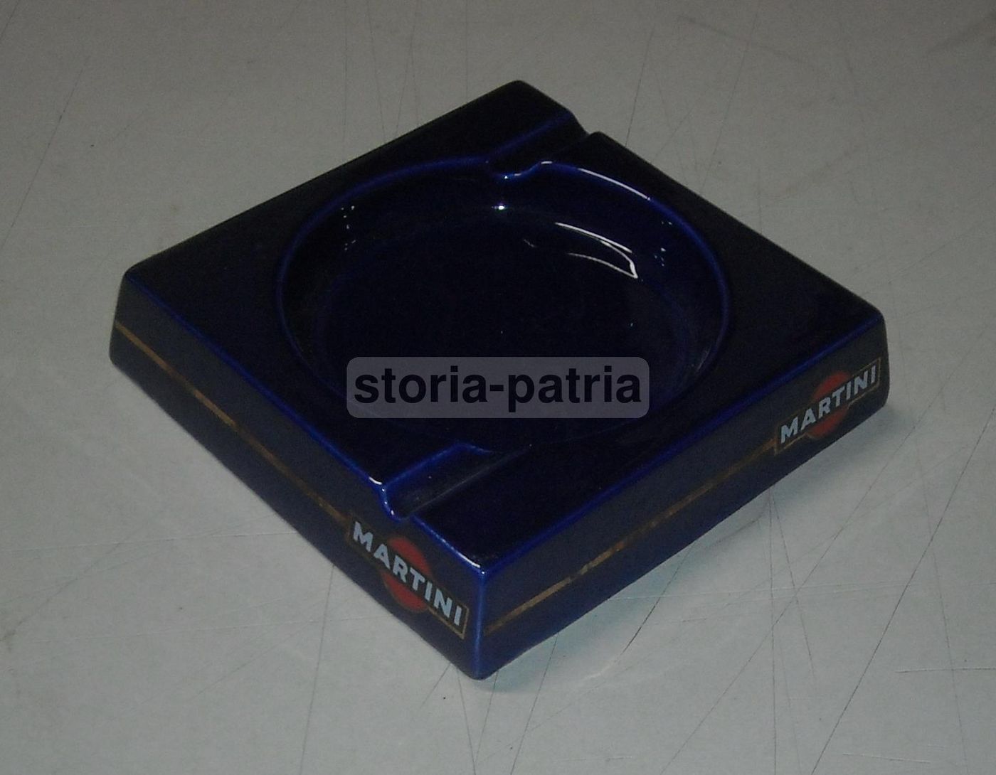 Posacenere Martini Ceramica Toscana Vintage Anni 1960 1980 Pubblicità