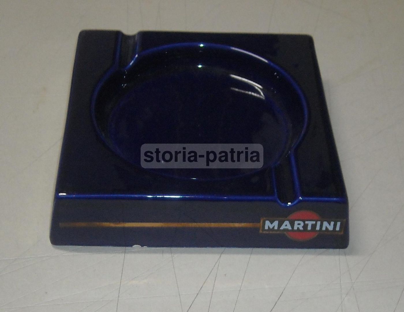 Posacenere Martini Ceramica Toscana Vintage Anni 1960 1980 Pubblicità