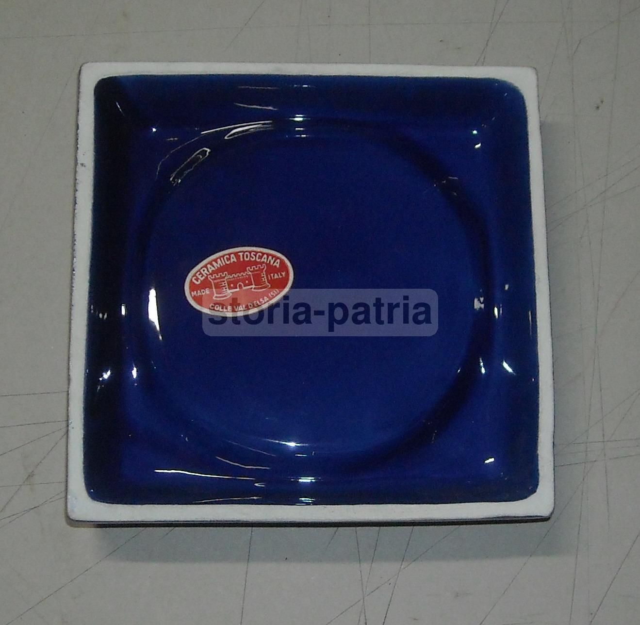 Posacenere Pubblicitario Martini Ceramica Toscana Vintage Anni 60