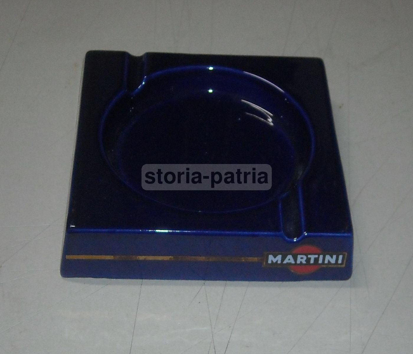 Posacenere Martini Ceramica Toscana Vintage Anni 1960 1980 Pubblicità