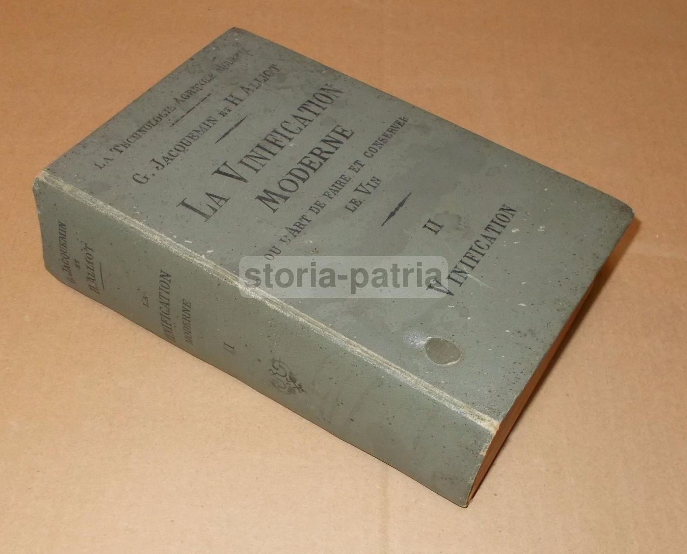 La Vinification Moderne 1903: Jacquemin & Alliot   Enologia E Viticoltura