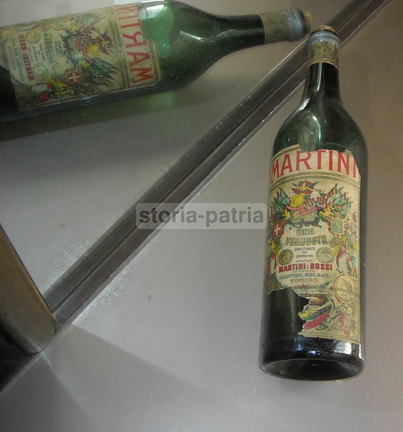 Bottiglia Vermouth Martini & Rossi Torino Con Etichetta Cromolitografica