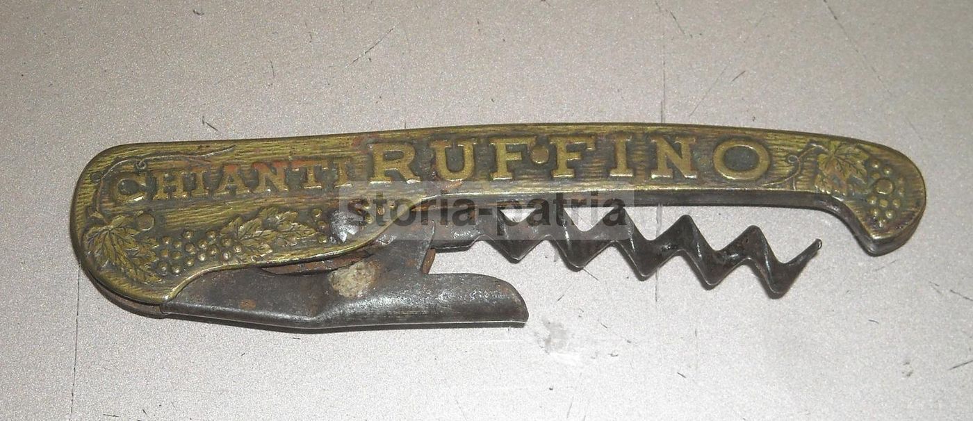 Cavatappi d'Epoca Chianti Ruffino E Fernet Ballor, Circa 1920