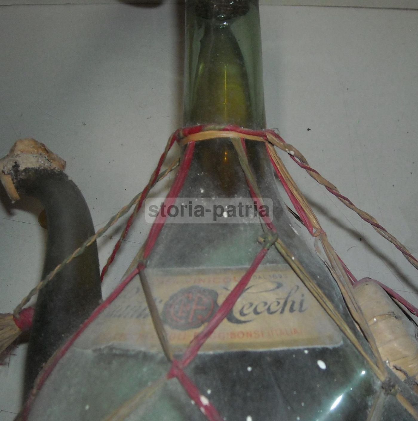 Bottiglia Vino Chianti Valchiana Bianco Cecchi Poggibonsi Epoca