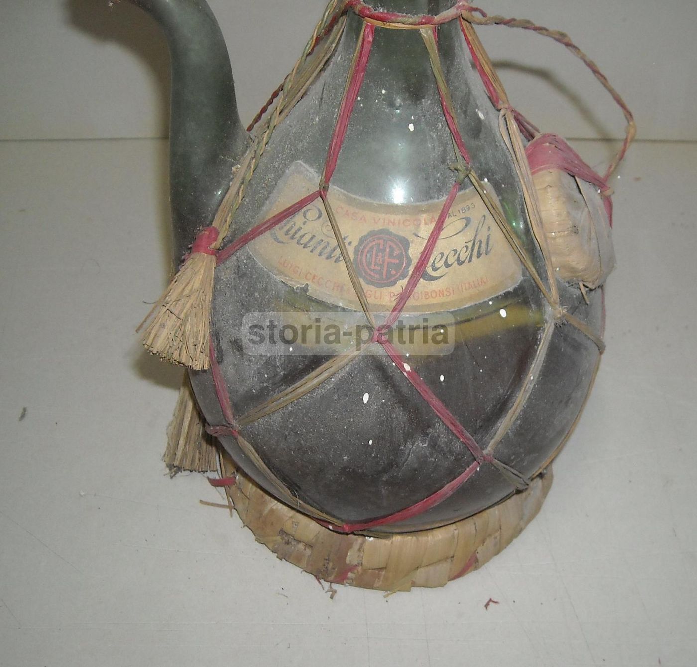 Bottiglia Vino Chianti Valchiana Bianco Cecchi Poggibonsi Epoca