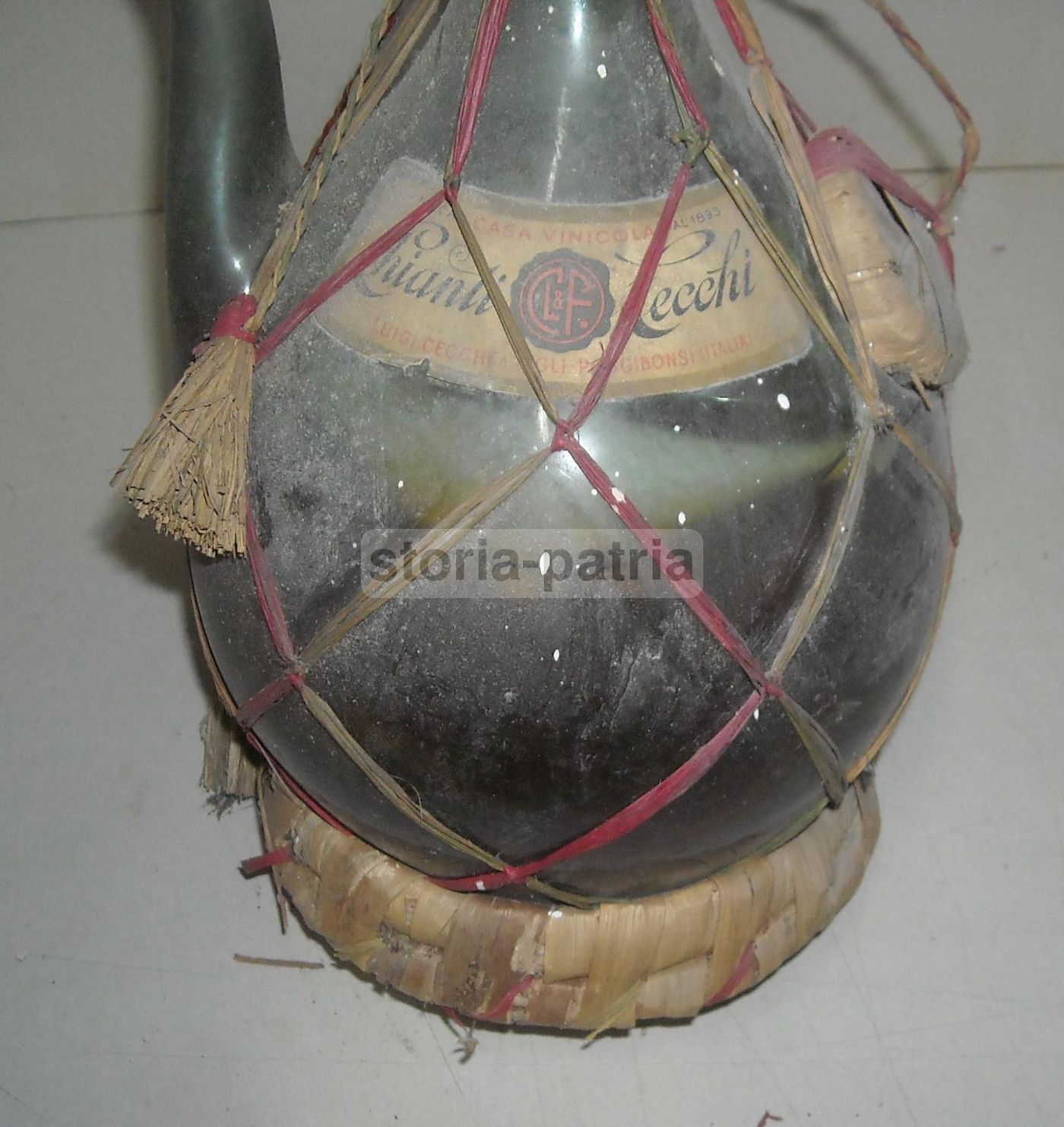 Bottiglia Vino Chianti Valchiana Bianco Cecchi Poggibonsi Epoca