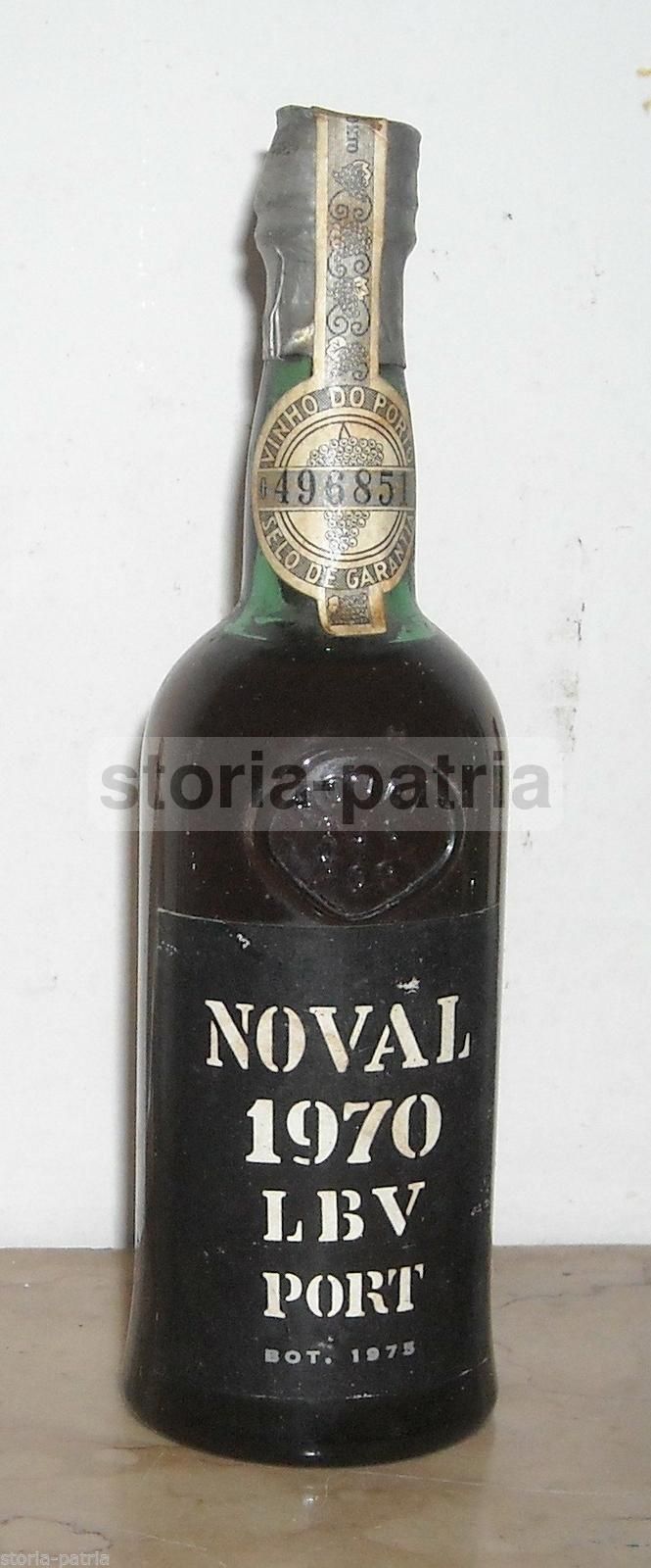 Bottiglia Vino Porto Noval LBV 1970 Mignon Vintage Canelli