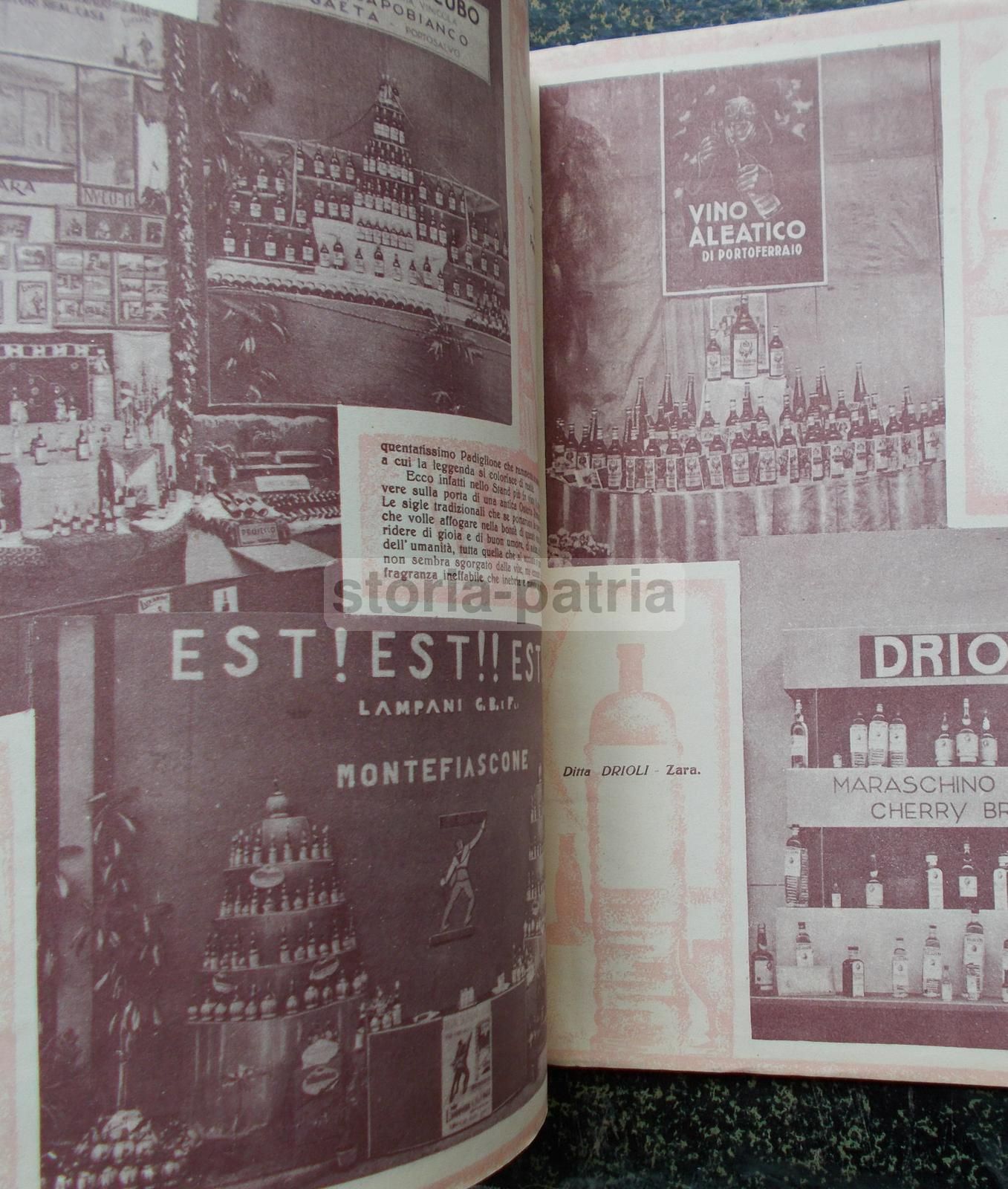 Rassegna Nazionale Dei Vini Tipici (1931)   Florio, Cinzano, Chianti, Gancia