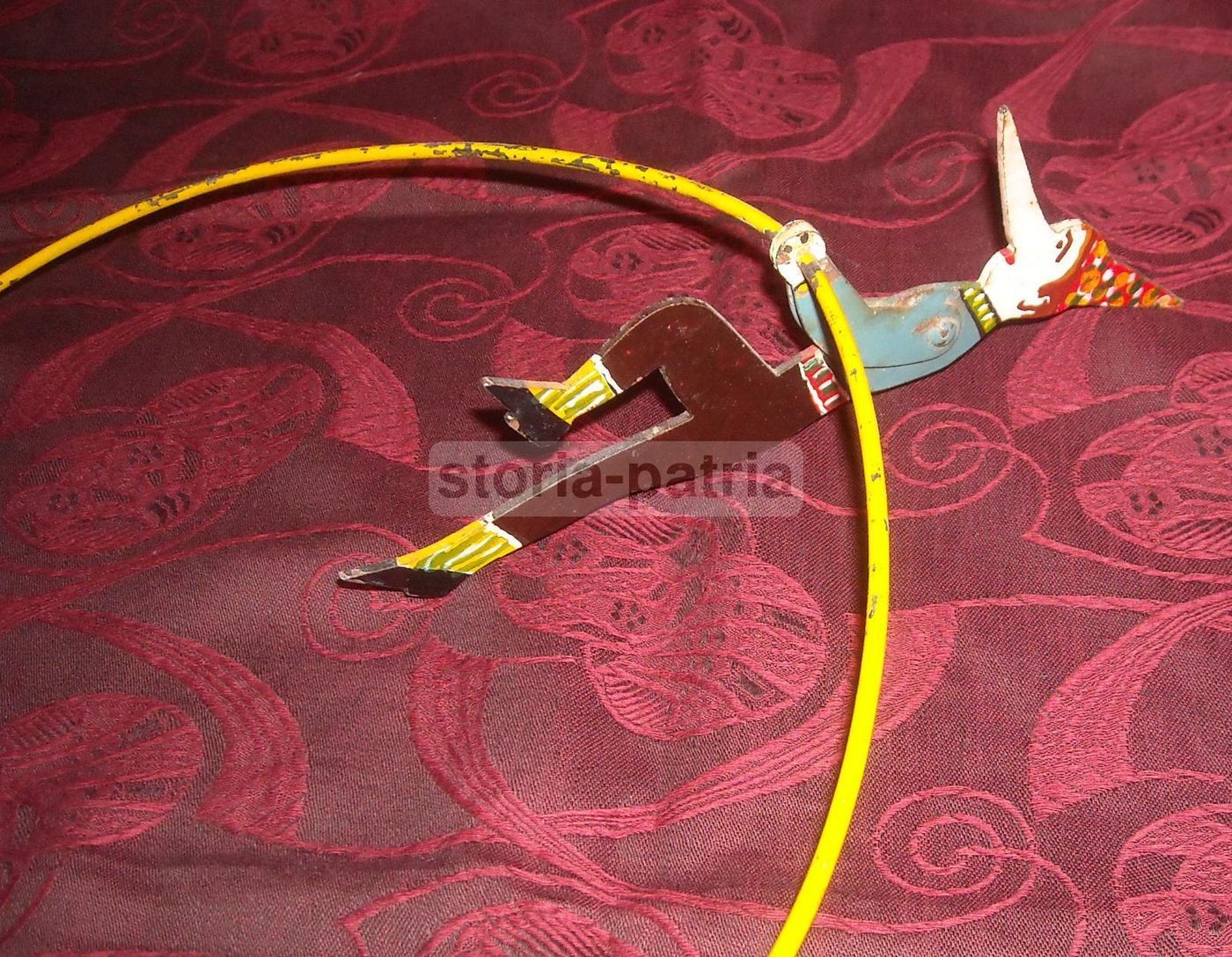 Pinocchio Equilibrista, Giocattolo Circense In Ferro, Primo '900