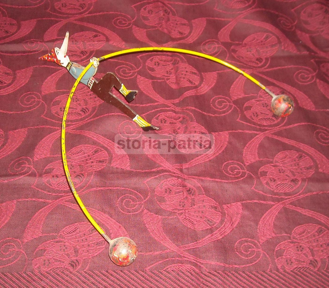 Pinocchio Equilibrista, Giocattolo Circense In Ferro, Primo '900
