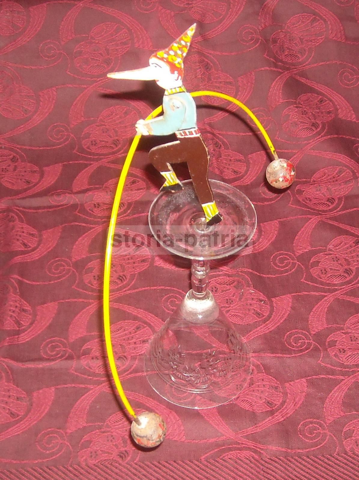 Pinocchio Equilibrista, Giocattolo Circense In Ferro, Primo '900