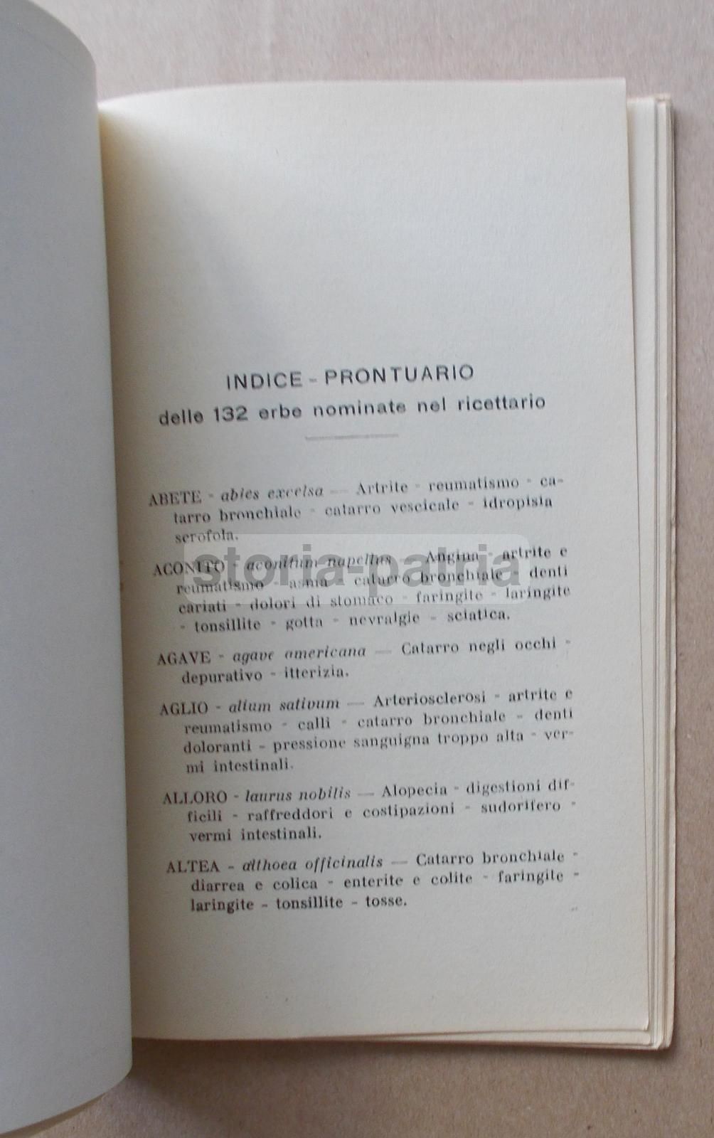 Per Curarsi Con Le Erbe Di Francesco Borsetta, 1949