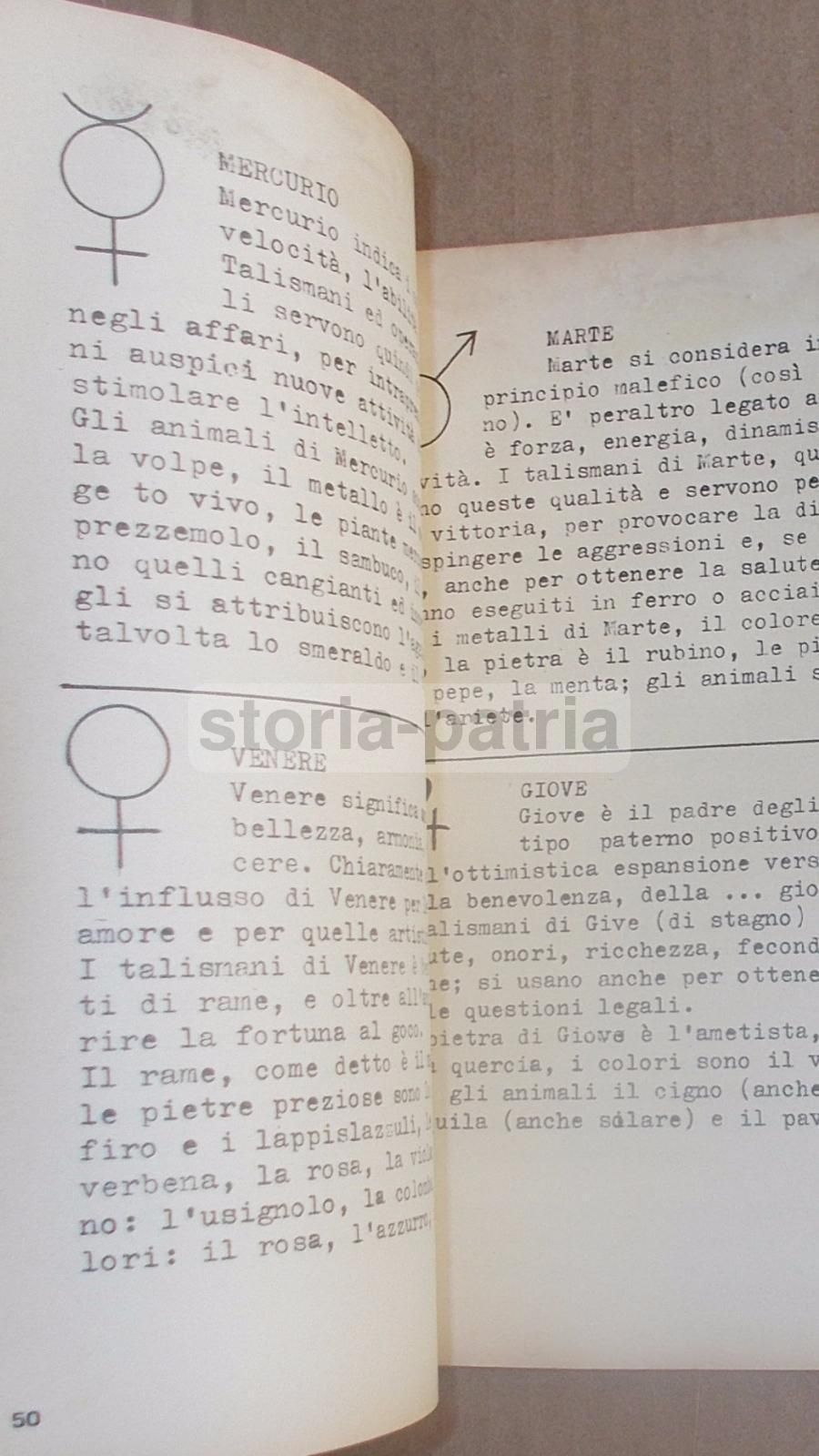 Il Libro Della Fortuna: Talismani, Magia, Astrologia (Milano, Anni '50)