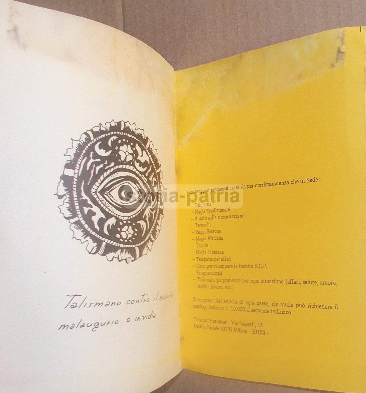 Il Libro Della Fortuna: Talismani, Magia, Astrologia (Milano, Anni '50)