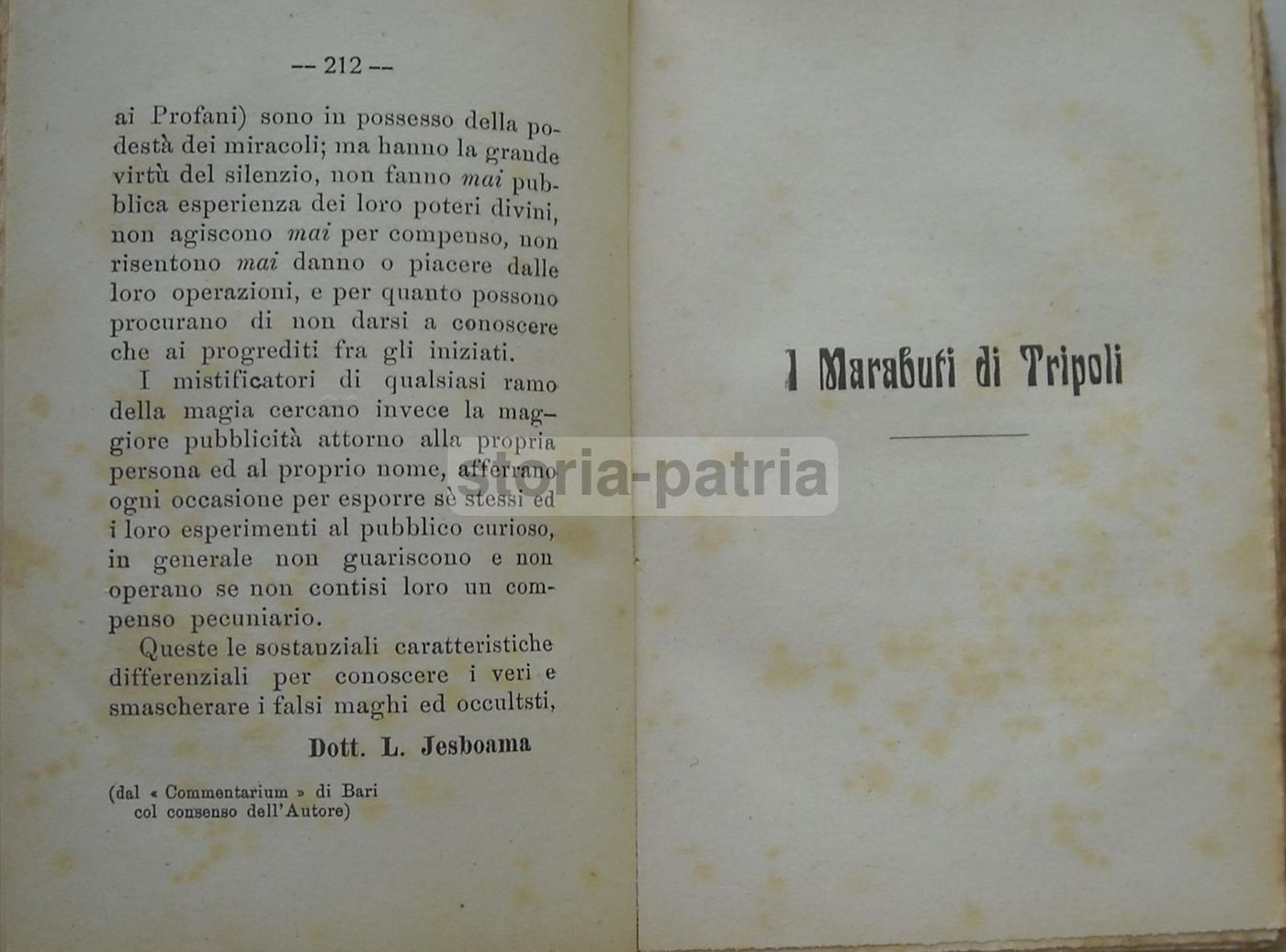 Arcani Metapsichici Di G.B. Penne, 1926