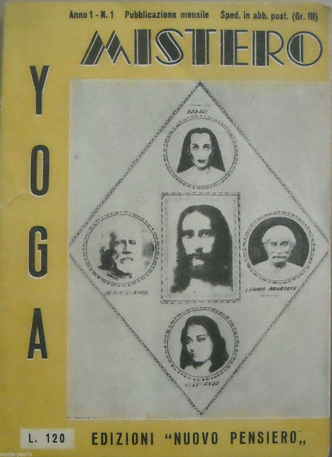 Yoga: Rivista (1955), Torino. Esoterismo, Occultismo, Cagliostro. Rara
