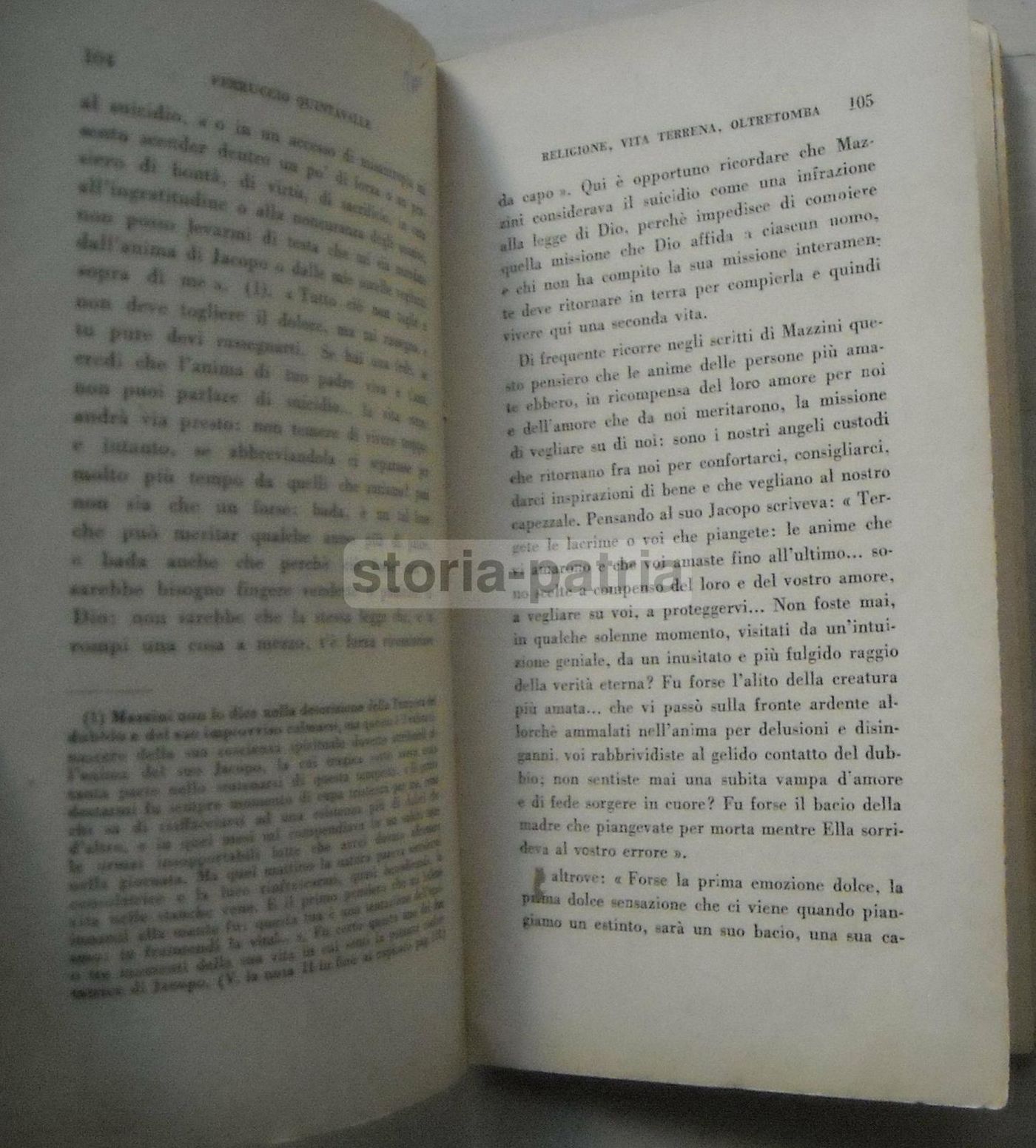 Vita Terrena E Oltretomba Nel Pensiero Di Mazzini