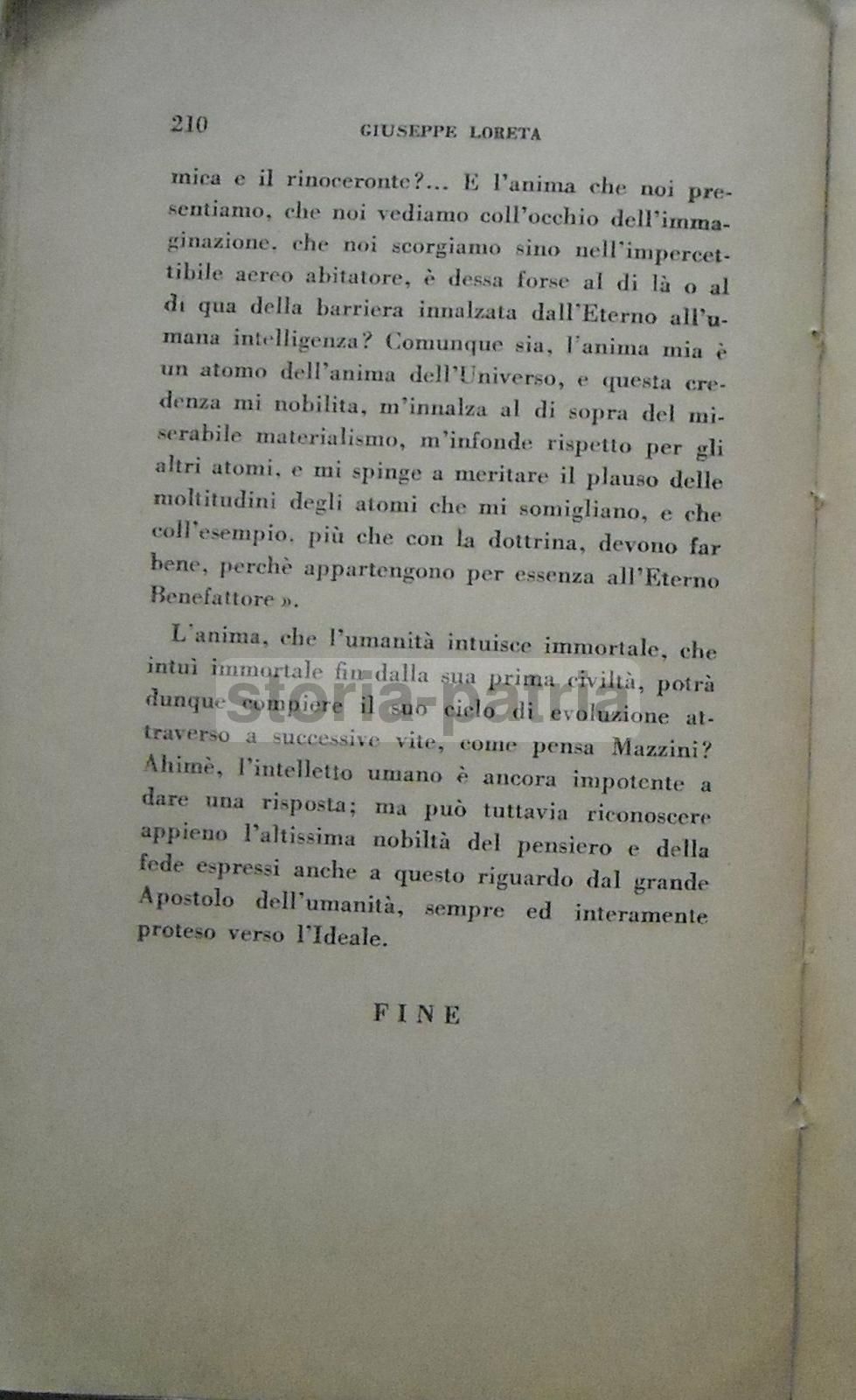 Vita Terrena E Oltretomba Nel Pensiero Di Mazzini