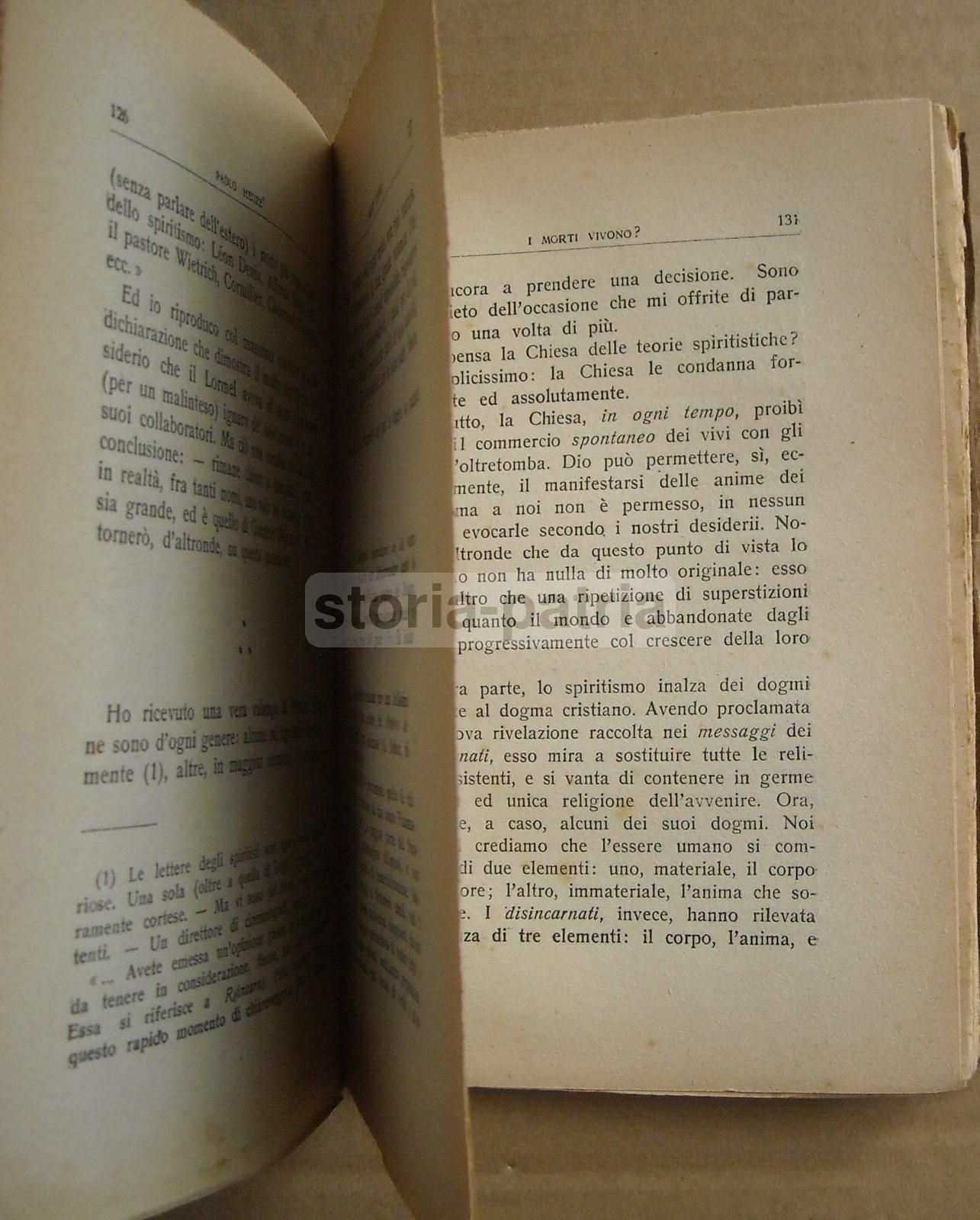 I Morti Vivono? Paolo Heuzé 1922 Scienze Psichiche Spiritismo