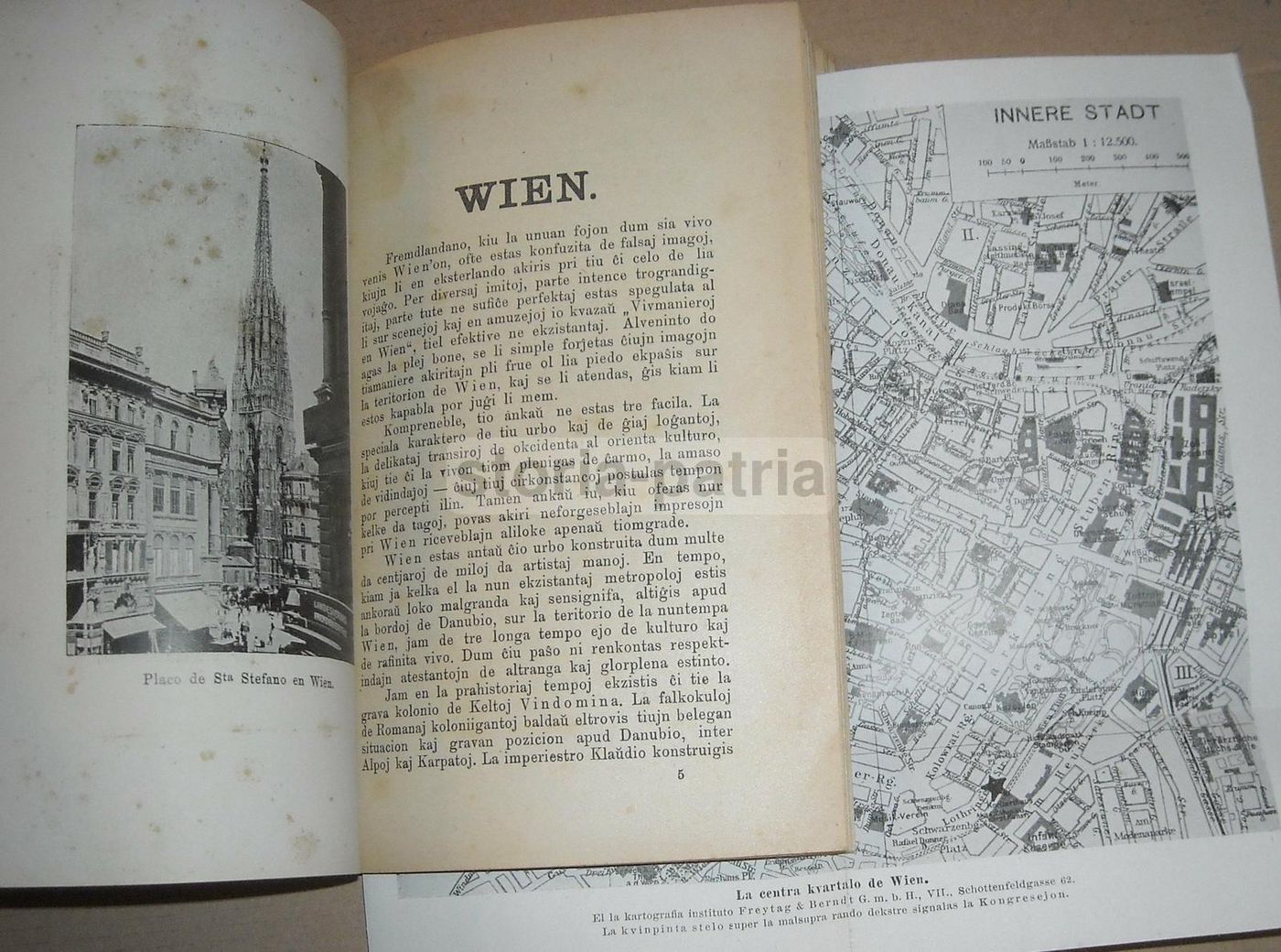 Congresso Esperanto Vienna 1924 Guida Programma Illustrata Hollinek