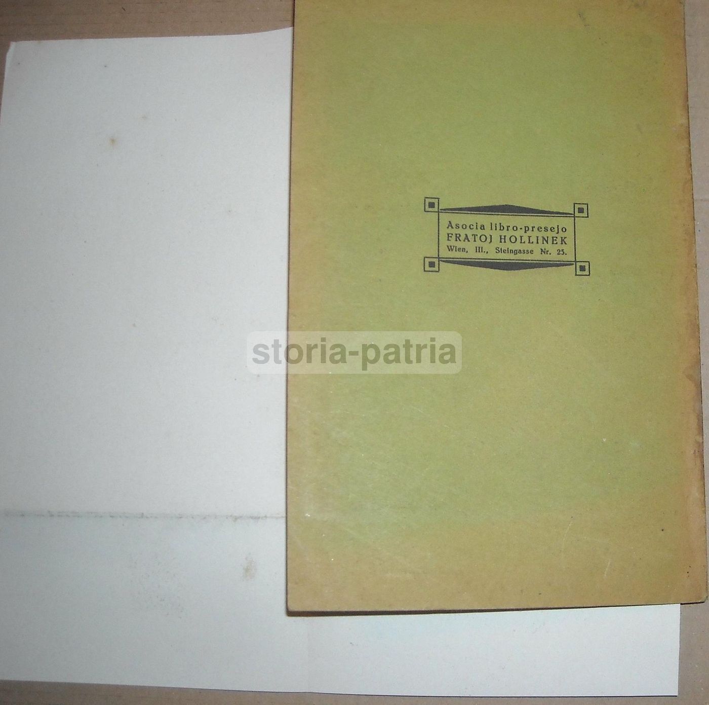 Congresso Esperanto Vienna 1924 Guida Programma Illustrata Hollinek