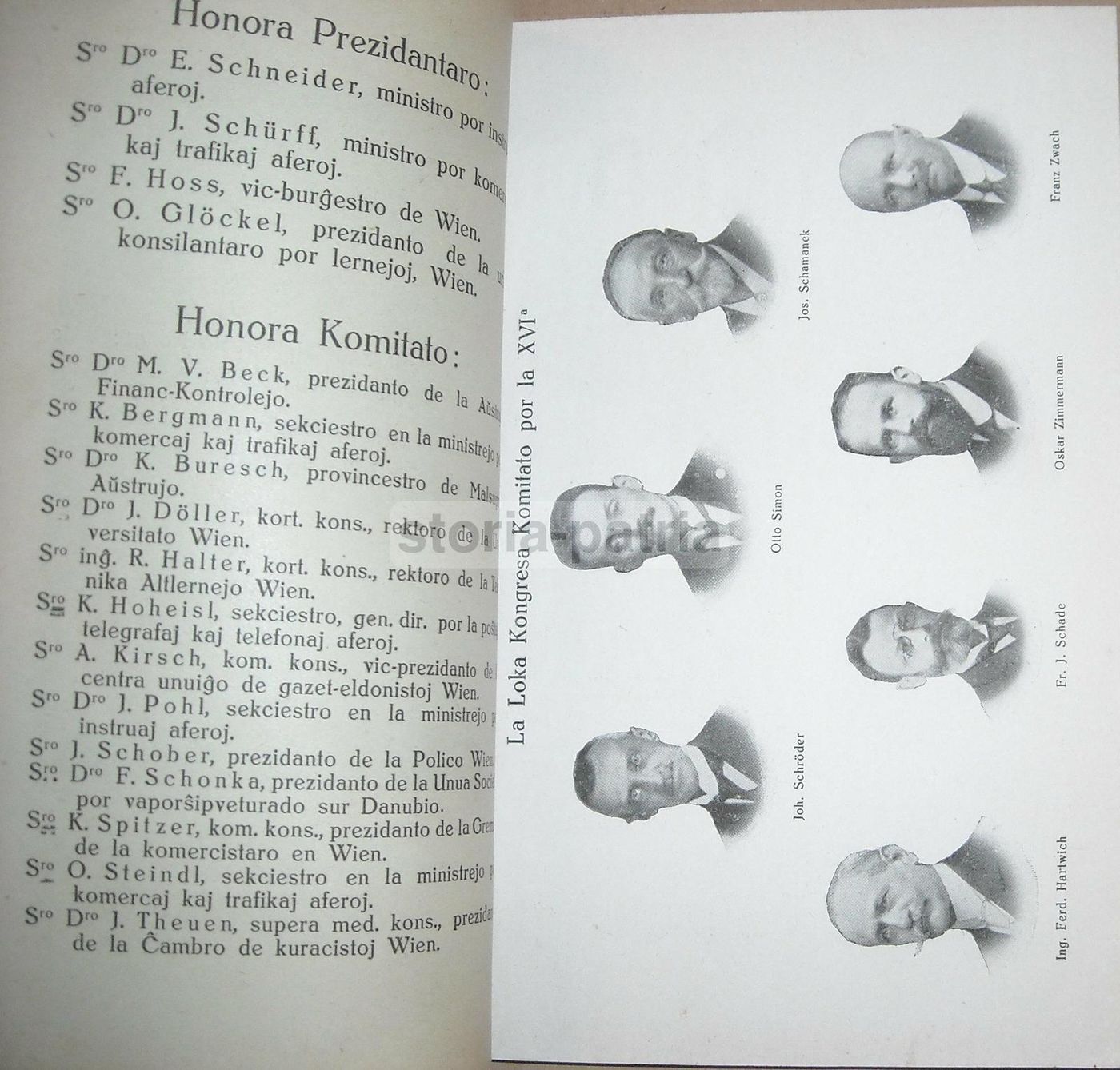 Congresso Esperanto Vienna 1924 Guida Programma Illustrata Hollinek