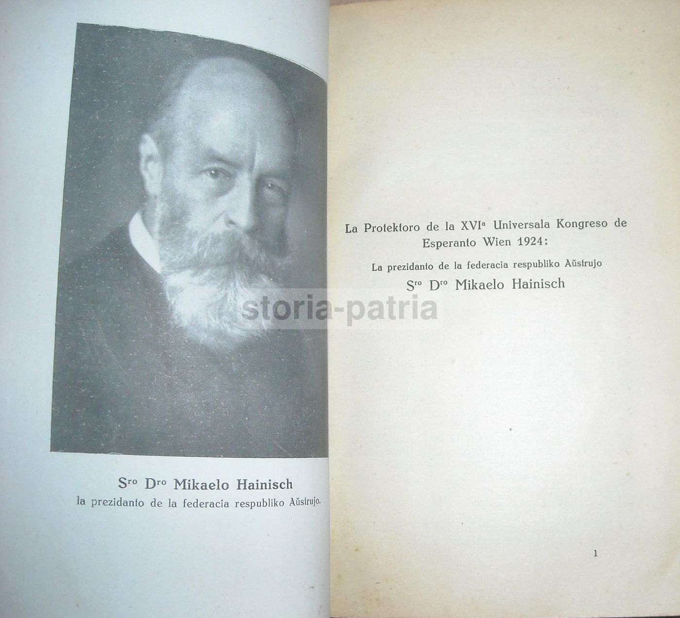Congresso Esperanto Vienna 1924 Guida Programma Illustrata Hollinek