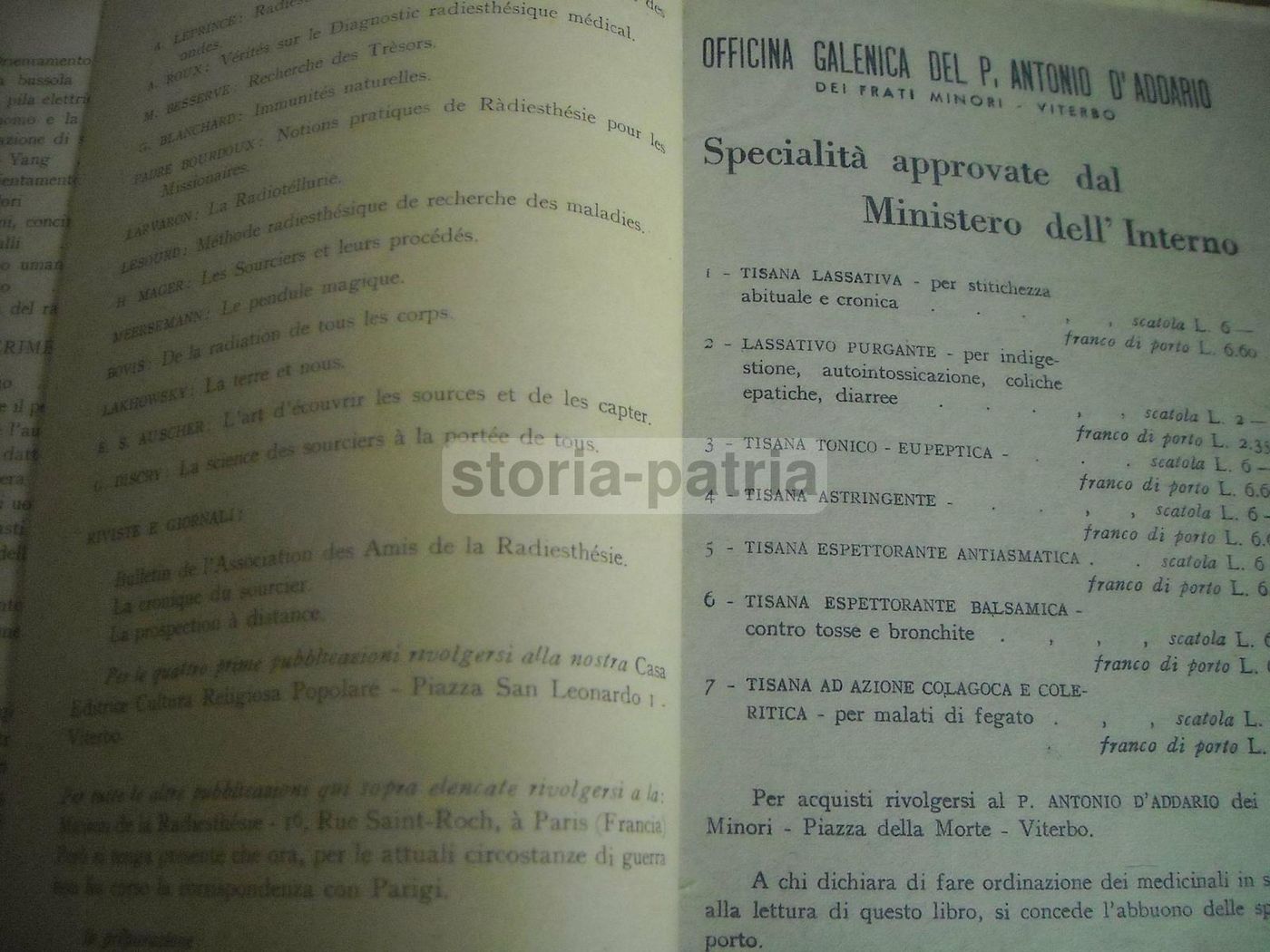 Prodigi Del Pendolo Di Alceste Grandori, 1940: Manuale Di Radiestesia