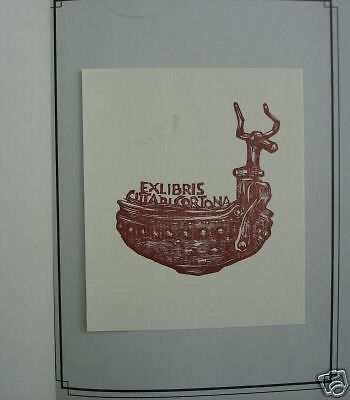 Ex Libris Maria Adriana Gai   20 Xilografie Originali 1991