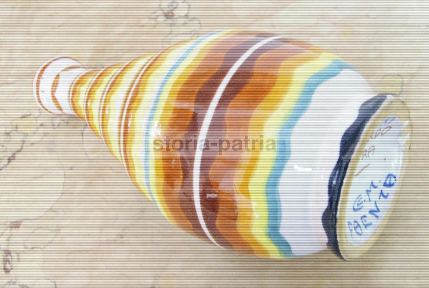 Bottiglia In Ceramica Di Faenza, Gusto Futurista, Liquori Luxardo