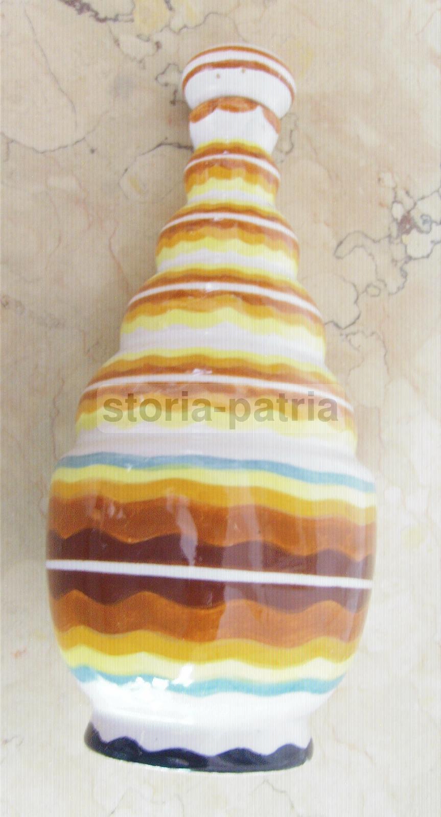 Bottiglia In Ceramica Di Faenza, Gusto Futurista, Liquori Luxardo