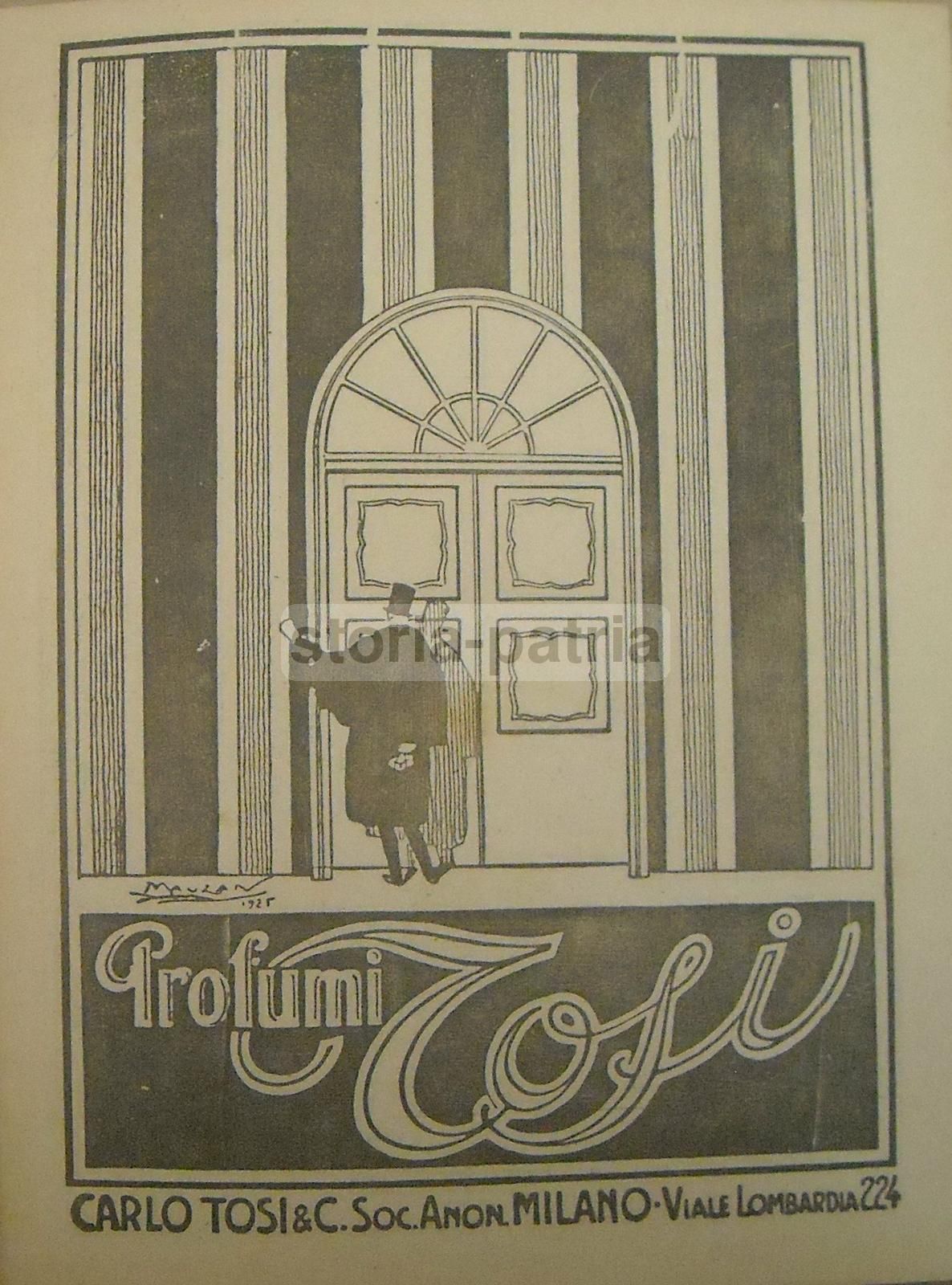 Pubblicità Boroformio Toschi Bologna, Minardi E Mauzan, 1926