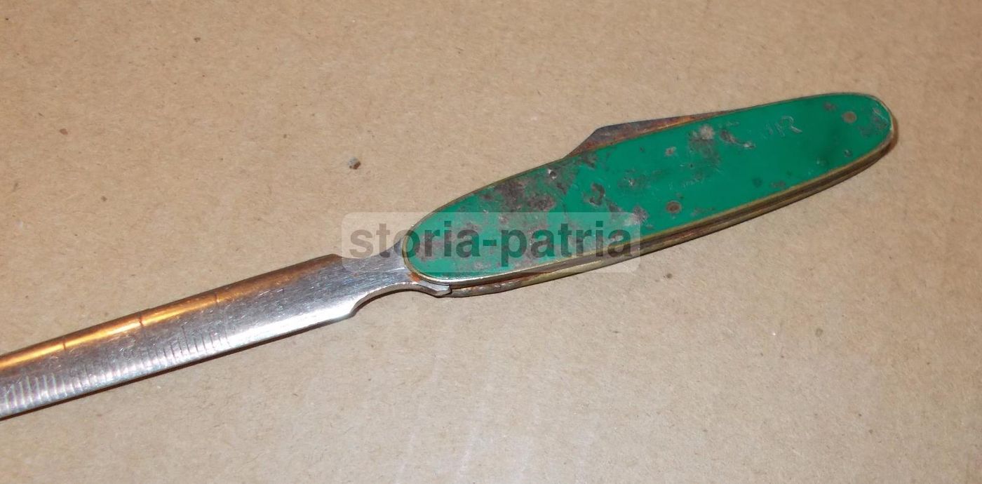 Sfogliacarte Pubblicitario Mannite Dufour Genova Anni '30 Metallo