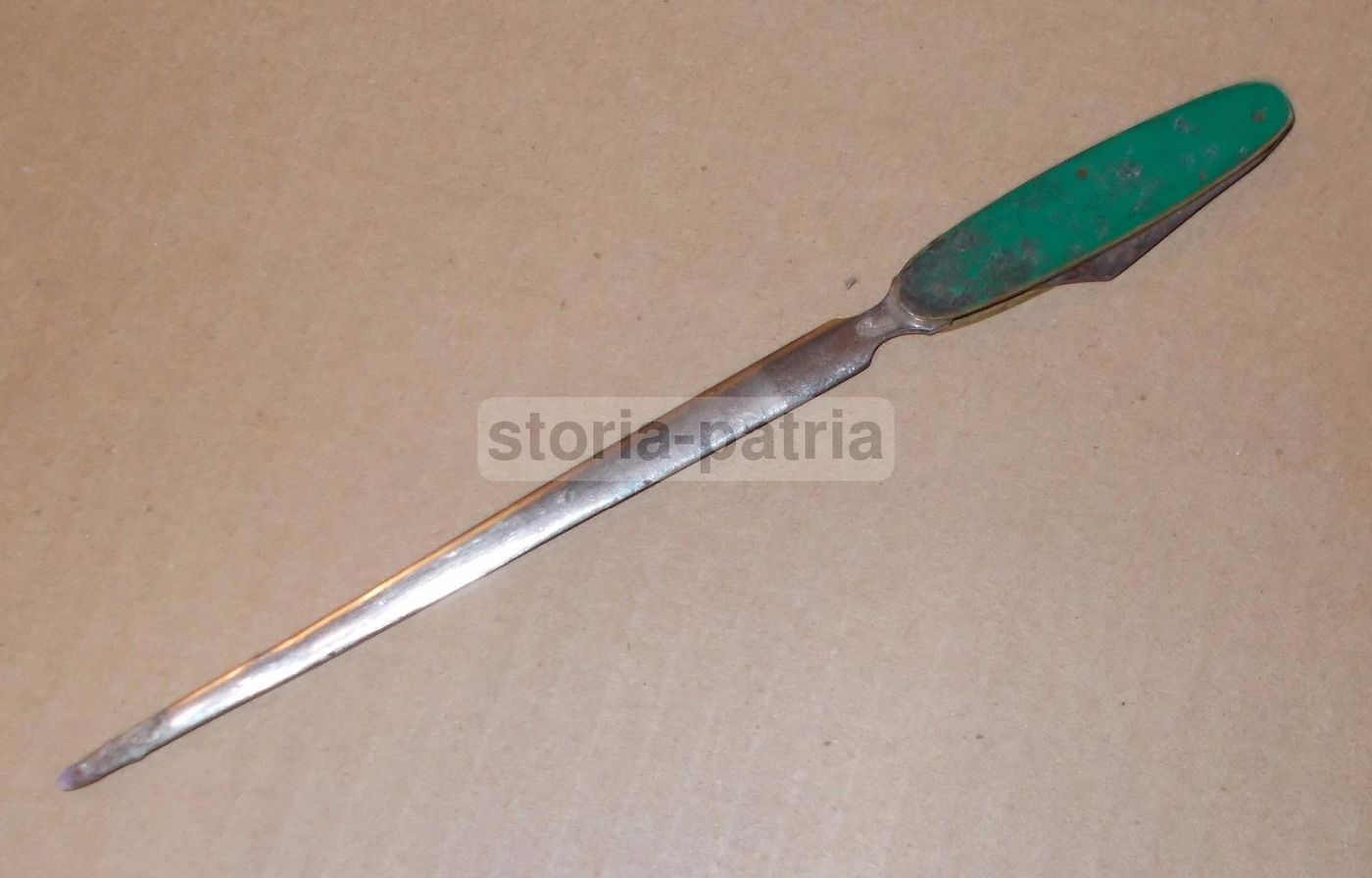 Sfogliacarte Pubblicitario Mannite Dufour Genova Anni '30 Metallo