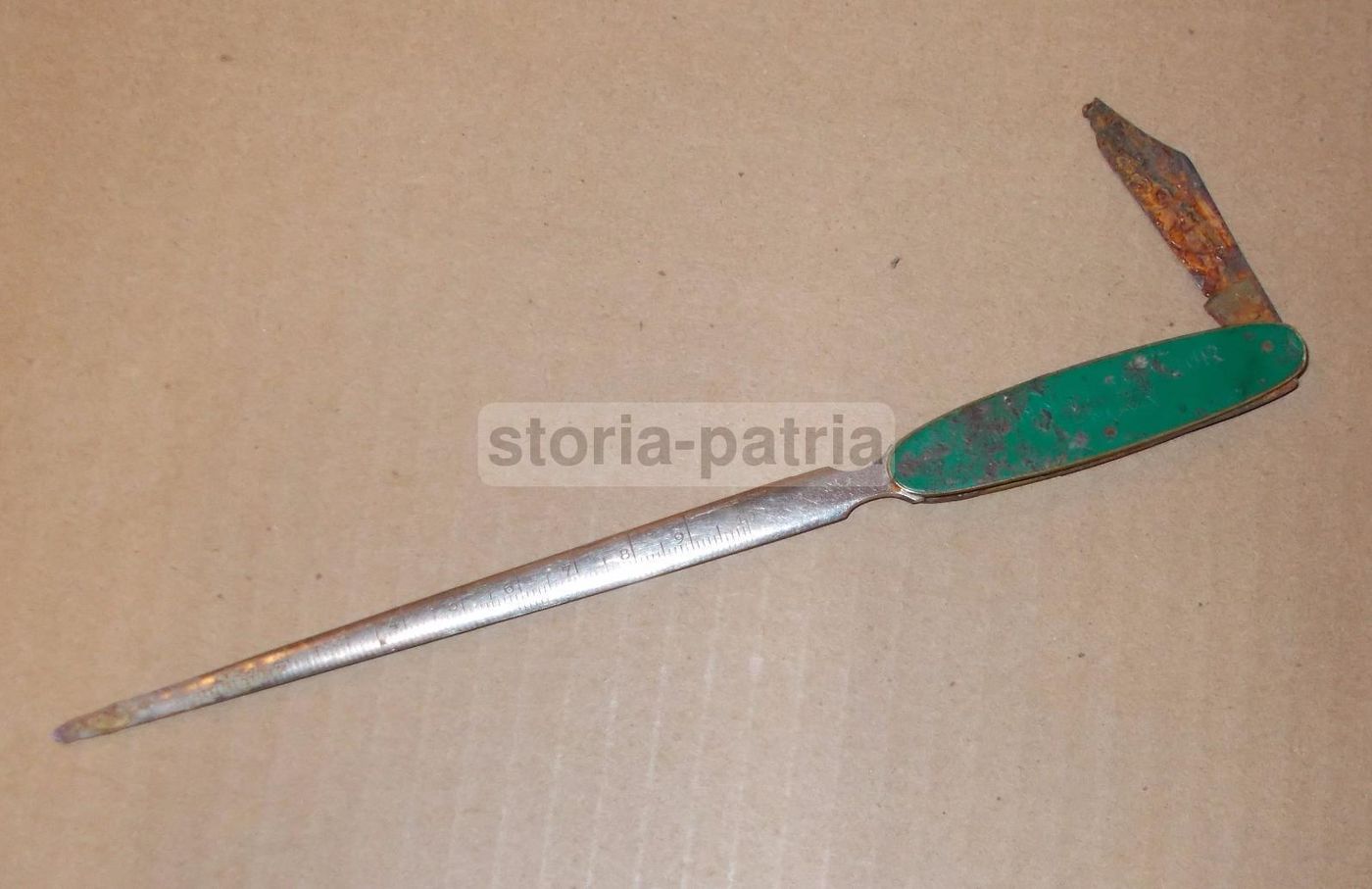 Sfogliacarte Pubblicitario Mannite Dufour Genova Anni '30 Metallo