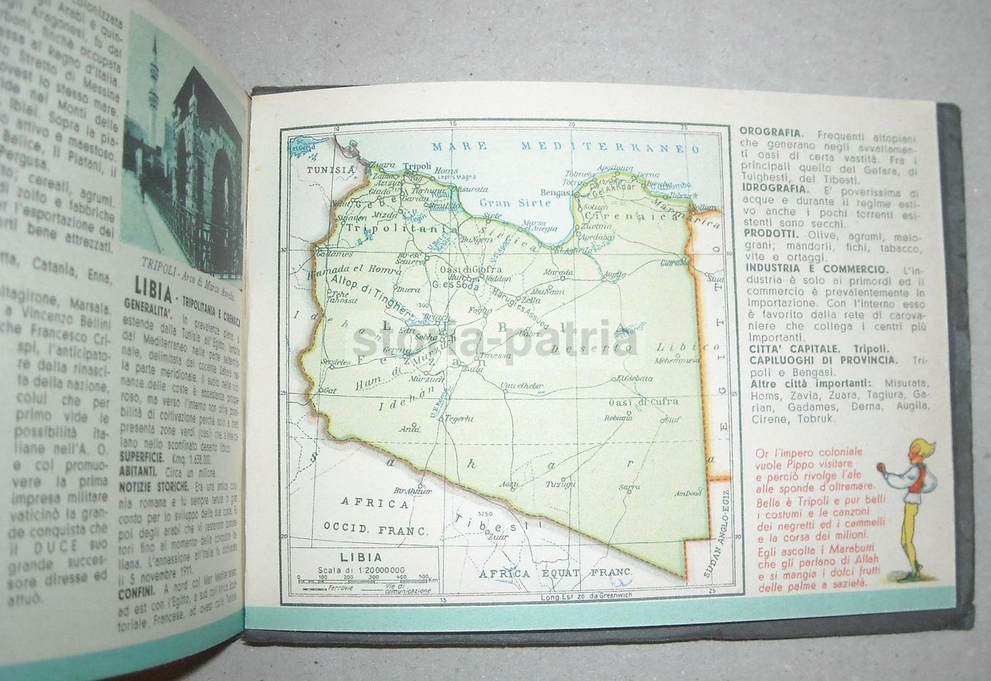 Atlante Geografico Mobile: Colonie Italiane, Anni '30, Rovigo