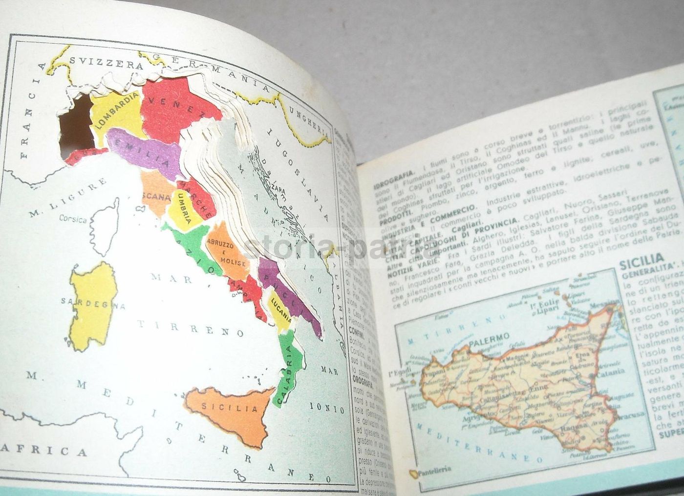 Atlante Geografico Mobile: Colonie Italiane, Anni '30, Rovigo