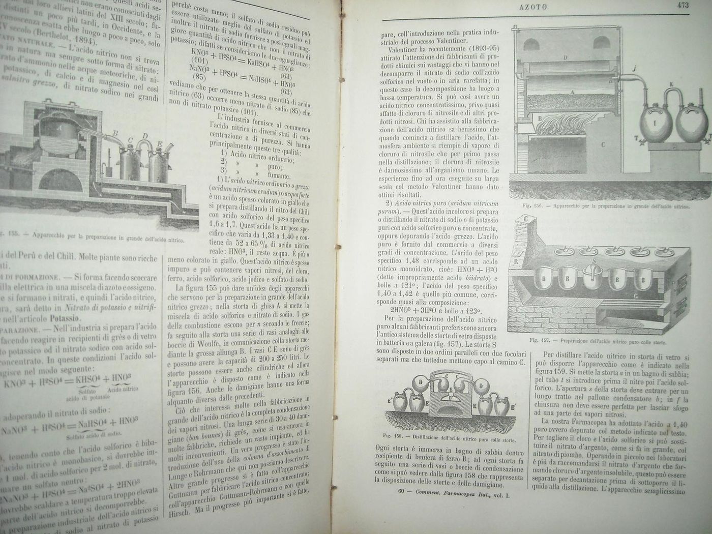 Commentario Farmacopea Italiana Di Icilio Guareschi, 1897 (6 Volumi)