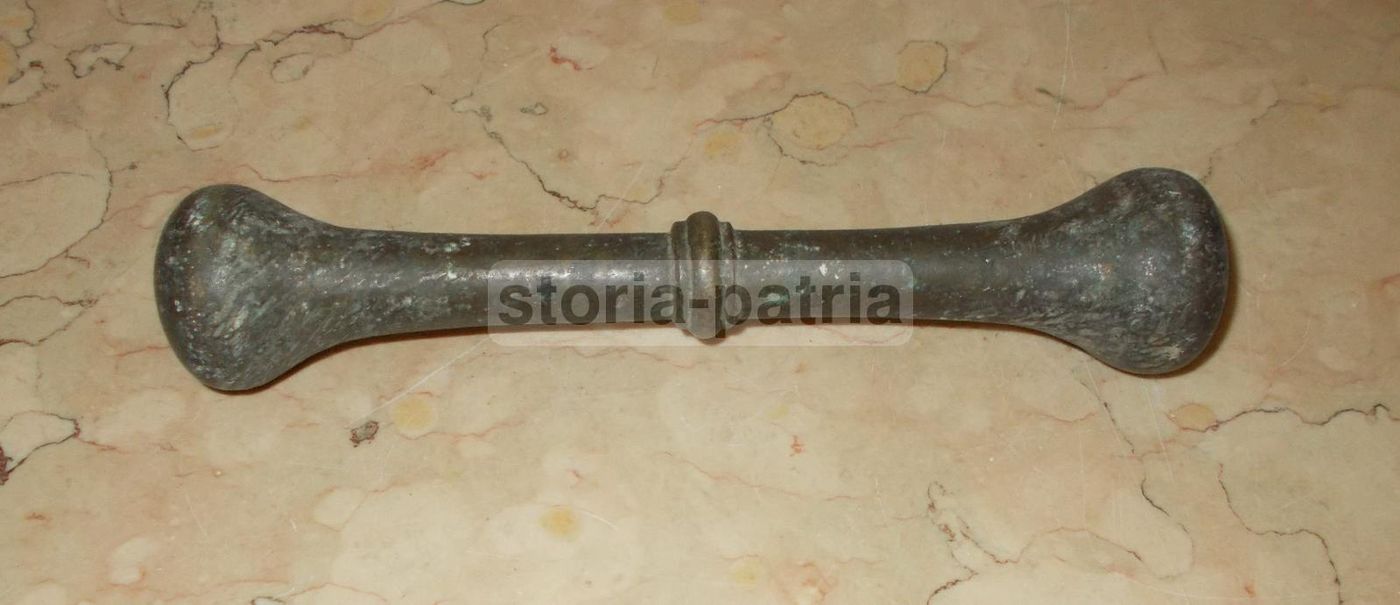 Antico Pestello In Bronzo Da Farmacia Ed Erboristeria (fine '700   Inizio '800)
