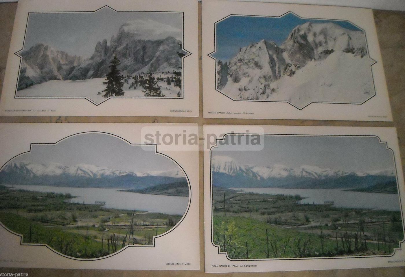 Stampe Pubblicitarie Bronchenolo Midy: Gran Sasso E Monte Bianco
