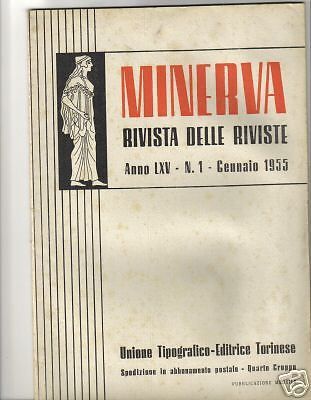 Minerva Rivista Delle Riviste Maggio 1947, Utet Torino