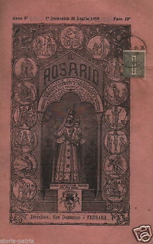 Il Rosario 1886 Ferrara: Memorie Domenicane, Riti Cinesi E Lovanio