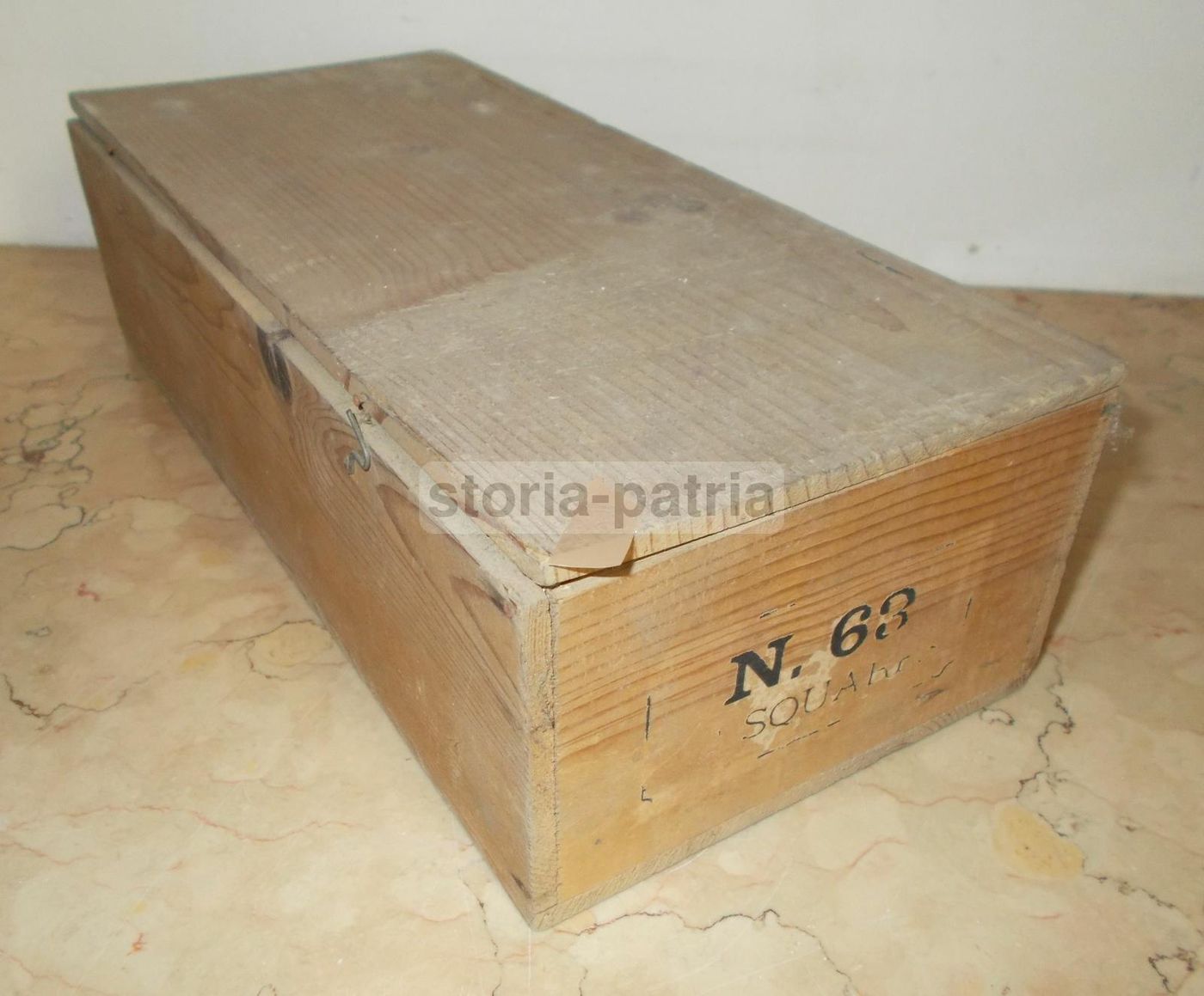 Scatola Pubblicitaria In Legno Chiozza & Turchi Saponi Pontelagoscuro