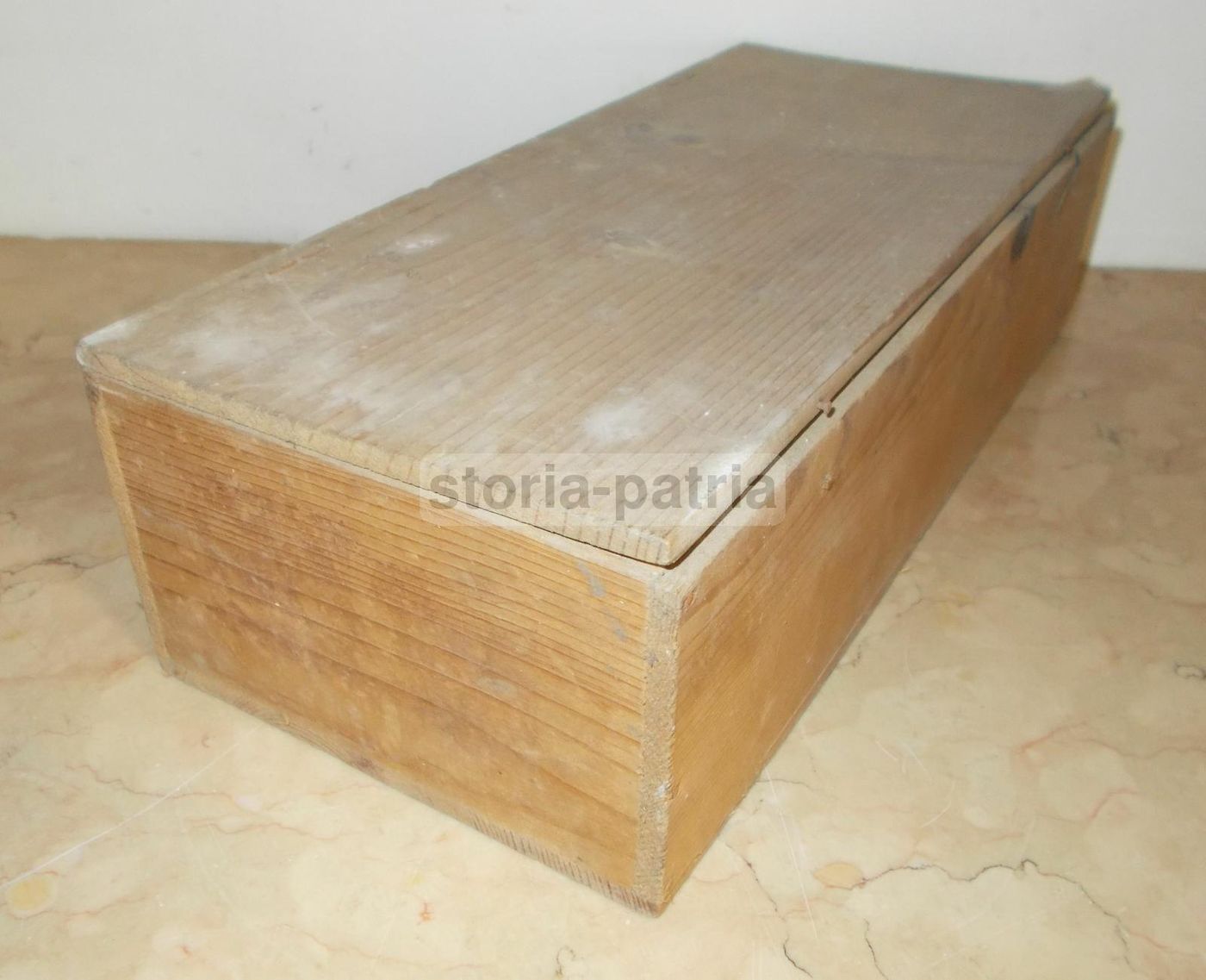 Scatola Pubblicitaria In Legno Chiozza & Turchi Saponi Pontelagoscuro