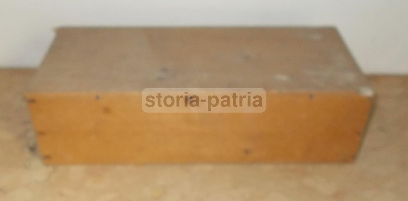 Scatola Pubblicitaria In Legno Chiozza & Turchi Saponi Pontelagoscuro