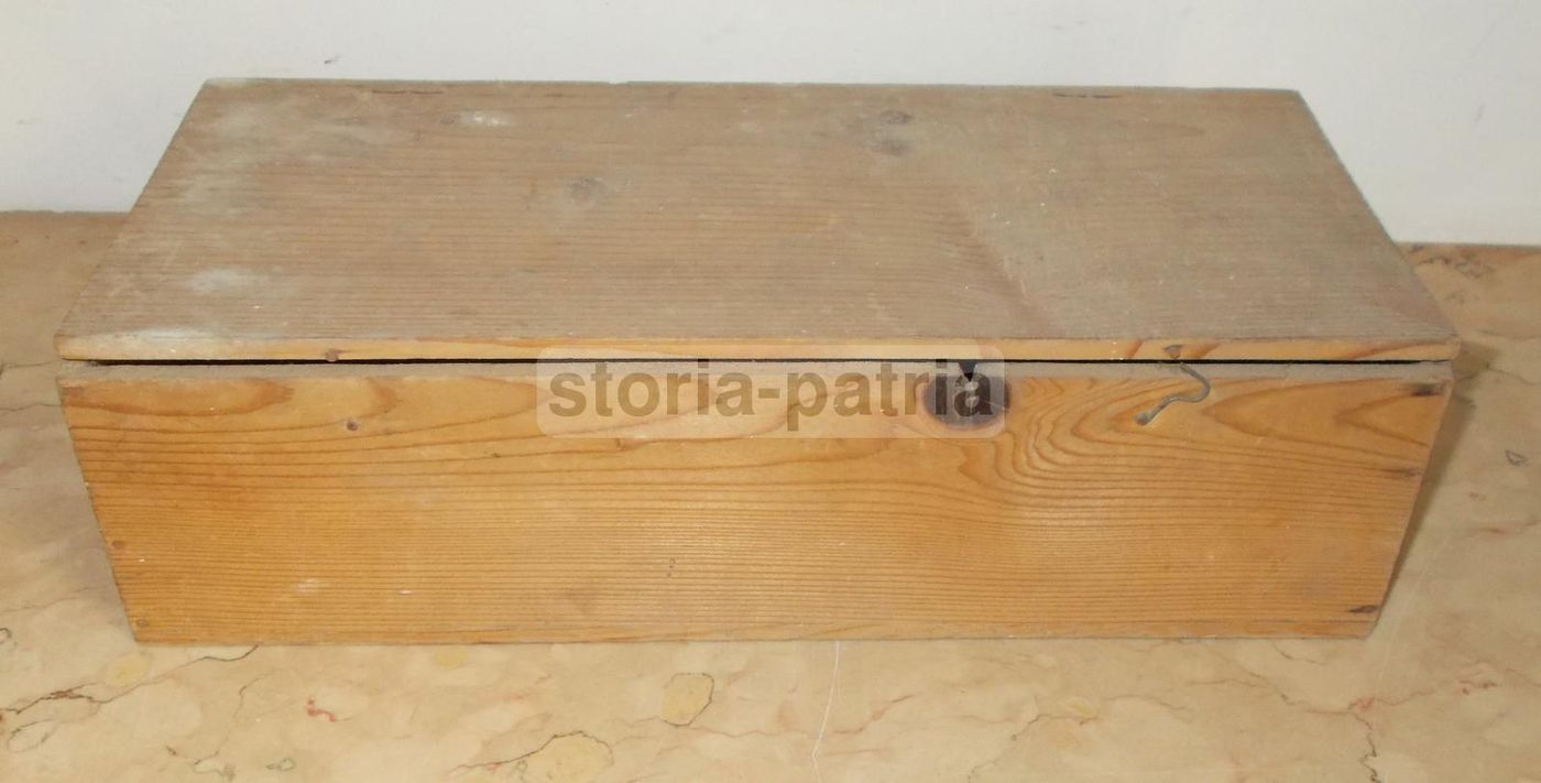 Scatola Pubblicitaria In Legno Chiozza & Turchi Saponi Pontelagoscuro