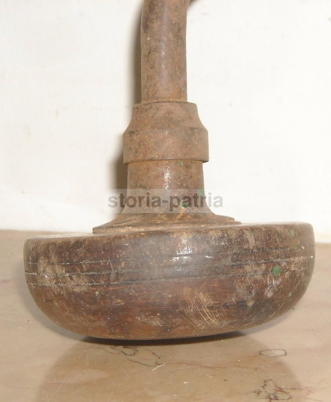 Antico Trapano Manuale In Ferro, Fine '800   Inizio '900