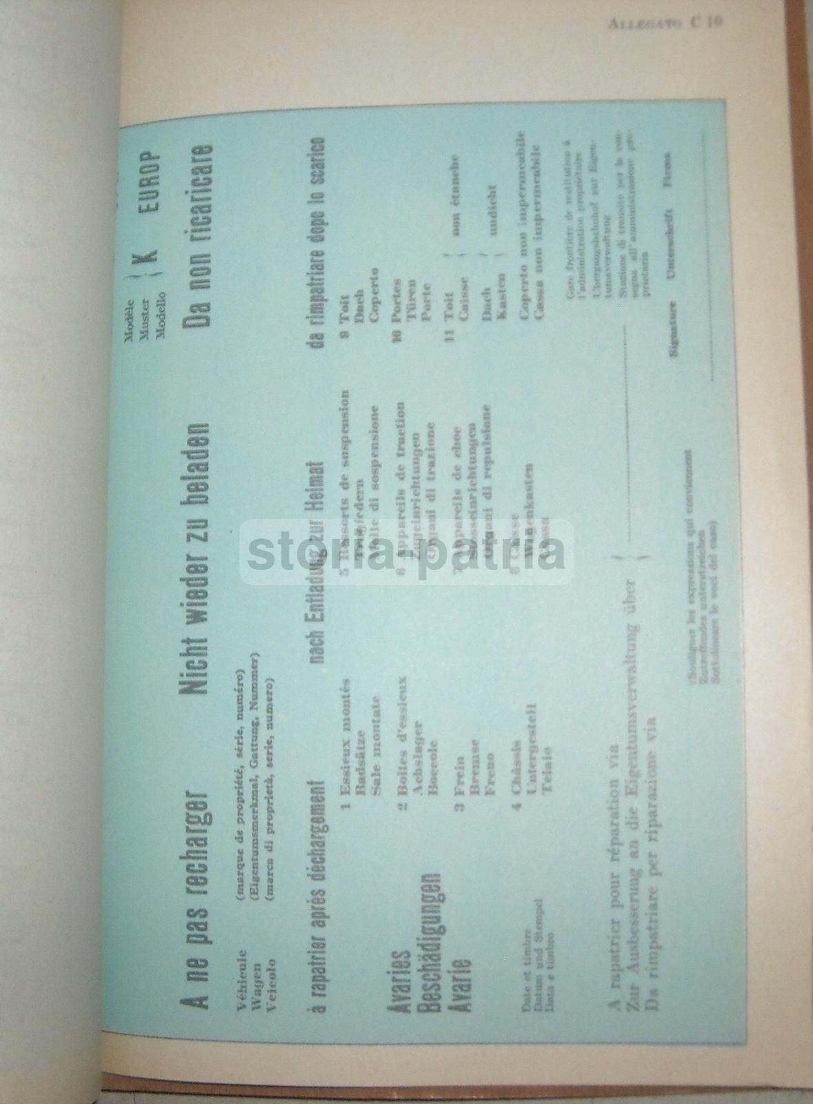 Manuale Ferrovie Dello Stato 1967   Etichette Segnalazione Vagoni