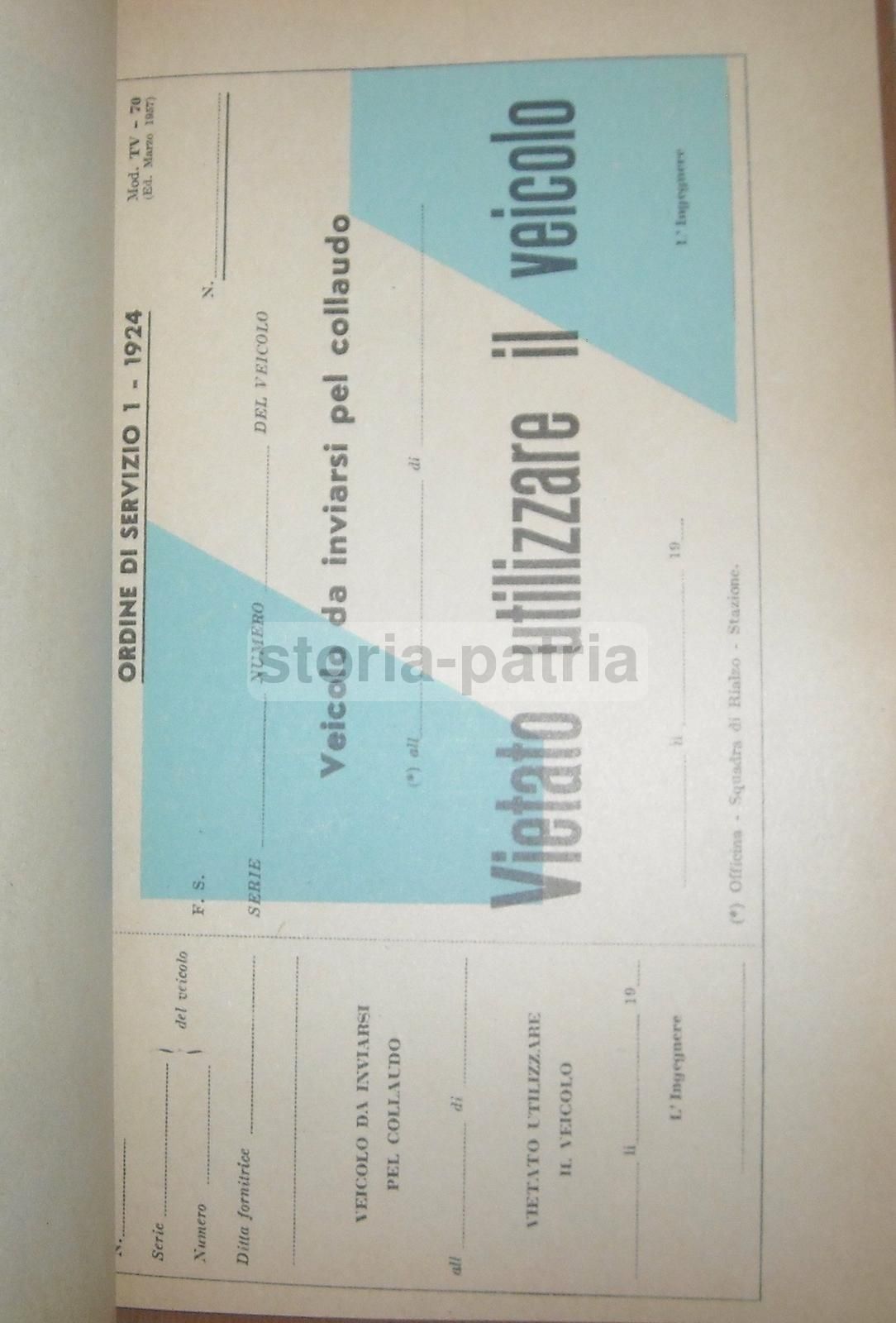 Manuale Ferrovie Dello Stato 1967   Etichette Segnalazione Vagoni